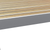 Gray Solid Wood Queen Bed Frame