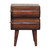 20" Chestnut Solid Wood Two Drawer Nightstand