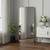 Gold Aluminum Leaning Framed Full Length Mirror