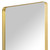 Gold Aluminum Leaning Framed Full Length Mirror