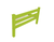 Lime Green Solid Wood Queen Bed Frame