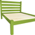 Lime Green Solid Wood Queen Bed Frame Home Accent