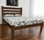 Coffee Solid Wood Full Bed Frame
