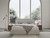 Brown and Gray Wood Upholstered Queen Bed Frame