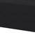 16" Black Wood One Drawer Floating Nightstand
