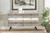63" Natural and Ivory Solid Wood Six Drawer Double Dresser