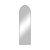 Black Aluminum Arch Freestanding Or Wall Mount Framed Full Length Mirror