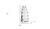 63" Mirrored & Faux Diamonds Cheval Standing Mirror