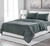Four Piece Slate Gray Linen Sheet Set