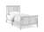 Gray And White Reversible Solid Wood Twin Bed Frame - 606114953616