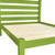 Lime Green Solid Wood Twin Bed Frame Home Accent