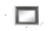 39" Metallic Gray Lighted Arch Dresser Mirror
