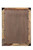 44" Dark Brown Solid Wood Framed Accent Mirror
