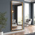 71" Gold Metal Framed Full Length Mirror
