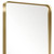 71" Gold Metal Framed Full Length Mirror