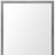 26" Gray Framed Bathroom Vanity Mirror