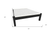 Black Solid Wood Twin Bed Frame
