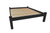Black Solid Wood Twin Bed Frame