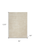 5' X 7' Beige And Ivory Indoor Outdoor Area Rug