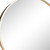 20" Black Metal Round Framed Accent Mirror