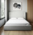 Gray Fabric Upholstered Queen Bed Frame