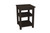 28" Brown Solid Wood Nightstand