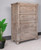 37" Natural Solid Wood Four Drawer Dresser
