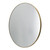 30" Gold Round Wood Framed Accent Mirror