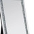 63" Inch Mirrored & Faux Diamonds Cheval Standing Mirror