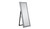 63" Inch Mirrored & Faux Diamonds Cheval Standing Mirror
