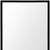 32" Black Framed Bathroom Vanity Mirror