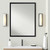 32" Black Framed Bathroom Vanity Mirror