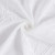 72" White Floral Faux Linen Shower Curtain With Embroidery