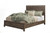 Gray Distressed Solid Wood Queen Bed Frame