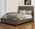Gray Distressed Solid Wood Queen Bed Frame