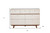 56" Brown and White Solid Wood Seven Drawer Double Dresser