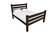 Brown Solid Wood Twin Bed Frame Decor