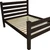 Brown Solid Wood Twin Bed Frame Decor