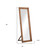 65" Brown Solid Wood Framed Full Length Mirror With Stand