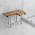 18" X 34" Brown Teak Wall Mount Rectangular Shower Bench With Legs