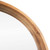 30" Bronze Round Metal Framed Accent Mirror
