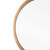 30" Bronze Round Metal Framed Accent Mirror