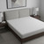 4" White Memory Foam Queen Mattress Topper