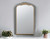 42" Gold Arch Iron Framed Accent Mirror