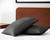 Set of Two Onyx Linen Pillowcases