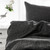 Set of Two Onyx Linen Pillowcases