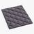 2" Dark Gray Cotton Full Double Mattress Topper