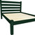 Dark Green Solid Wood Queen Bed Frame Home Accent