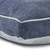 24" X 36" Stonewashed Blue Pillow Style Pet Bed With Removable Cover