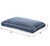 24" X 36" Stonewashed Blue Pillow Style Pet Bed With Removable Cover